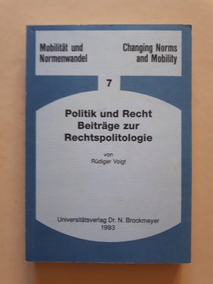 gebrauchtes Buch – Rüdiger Voigt – Politik und Recht