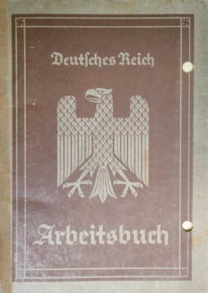 antiquarisches Buch – keine/r – Deutsches Reich Arbeitsbuch Arbeitsamt Saarbrücken 1935