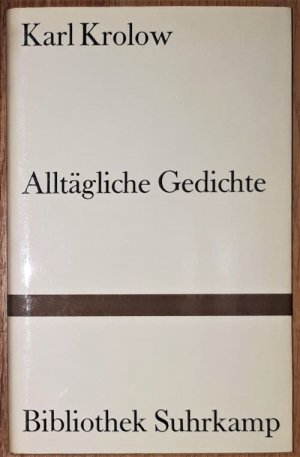 Alltägliche Gedichte.