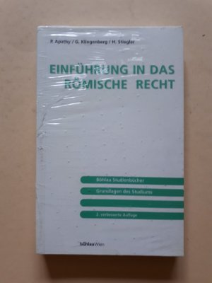 gebrauchtes Buch – Apathy, Peter; Klingenberg – Einführung in das Römische Recht