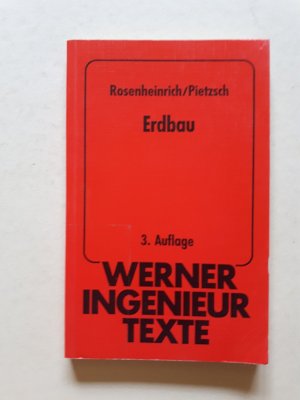 gebrauchtes Buch – Günther Rosenheinrich, Wolfgang Pietzsch – Erdbau