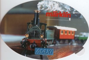 gebrauchtes Buch – Aufkleber - märklin MAXI