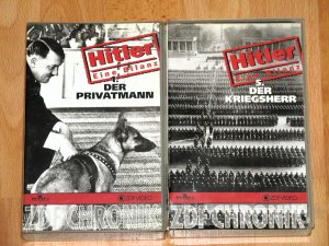 2x VHS - Hitler - Eine Bilanz 1: Der Privatmann / Hitler - Eine Bilanz: Der Kriegsherr - Teil 1 + 5 der ZDF-Chronik