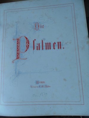 antiquarisches Buch – Die Psalmen