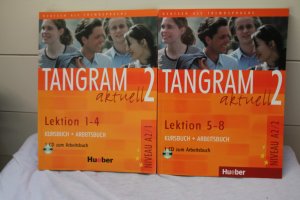 Tangram aktuell 2 – Deutsch als Fremdsprache / Lektionen 1-8, Kursbuch + Arbeitsbuch mit Audio-CD zum Arbeitsbuch