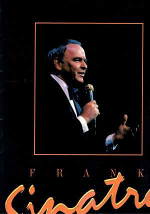 Frank Sinatra - Souvenir Brochure mit Eintrittskarte 1993