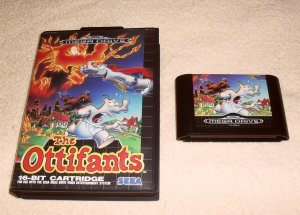 gebrauchtes Spiel – SEGA Mega Drive - The Ottifants - Versandrabatt möglich !!!