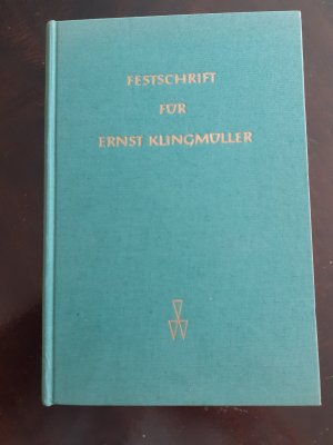 gebrauchtes Buch – Hauss, Fritz / Schmidt – Festschrift für Ernst Klingmüller.