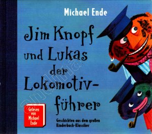 gebrauchtes Hörbuch – Michael Ende – Jim Knopf und Lukas der Lokomotivführer // Folge 01: Was Jim und Lukas in Mandala erleben Folge 02: Was Jim und Lukas auf der Fahrt zur Drachenstadt erleben // 2 CDs gelesen von Michael Ende