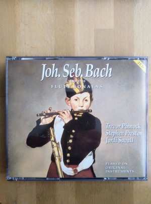 gebrauchter Tonträger – Stephan Prestin/Baroque Flute – Joh. Seb. Bach 1685 - 1750 Flute Sonatas