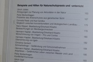 gebrauchtes Buch – Ulrich Jüdes, E. kloehn, G. Nolof, F. Ziesemer  – Naturschutz in Schleswig-Holstein. Ein Handbuch für Naturschutzpraxis und Unterricht