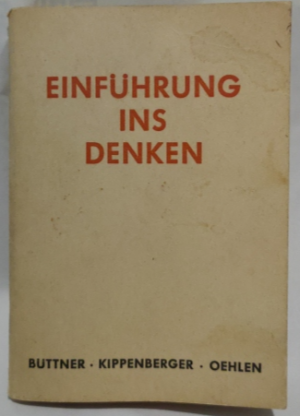 Einführung ins Denken -- Ausstellungskatalog