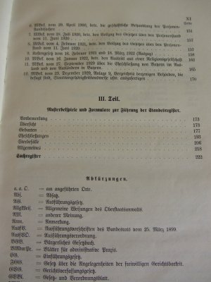 antiquarisches Buch – J.Sixtus Schorr  – Handbuch für Standesbeamten im rechtsrheinischen Bayern. 1930