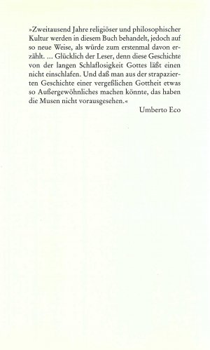 gebrauchtes Buch – Franco Ferrucci – Die Schöpfung • Das Leben Gottes, von ihm selbst erzählt