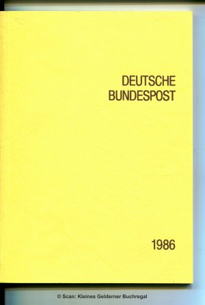 gebrauchtes Buch – Deutsche Bundespost  – DIE POSTWERTZEICHEN DER DEUTSCHEN BUNDESPOST 1986