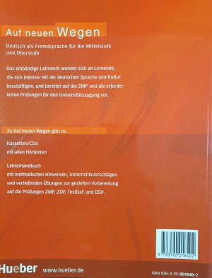 gebrauchtes Buch – Eva-Maria Willkop – Auf neuen Wegen. Lehrbuch: Deutsch als Fremdsprache für Mittelstufe und Oberstuf