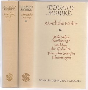 Sämtliche Werke in zwei Bänden. (Nach dem Text der Ausgaben letzter Hand unter Berücksichtigung der Erstdrucke und Handschriften hrsg. v. Jost Perfahl […]