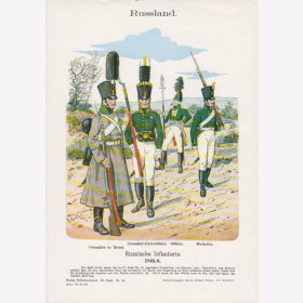 gebrauchtes Buch – Jürgen Olmes – Heere der Vergangenheit - Uniformtafel Gr.4/Nr. 82: RUSSLAND 1805/6. Russische Infanterie