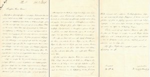 Publizist und Schriftsteller (1806-1879). Eigenh. Brief mit Ort, Datum und U. ("Dr. Dräxler Manfred").