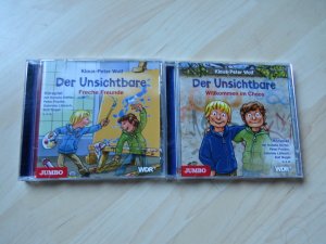 gebrauchtes Hörbuch – Klaus-Peter Wolf – 2x Der Unsichtbare - Willkommen im Chaos + Freche Freunde  -  2 Hörspiele von Klaus-Peter Wolf