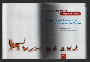 gebrauchtes Buch – Rolf Spangenberg – Aus Dr. Spangenbergs Tiersprechstunde/Fragen und Antworten rund um die Katze