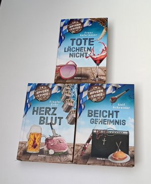 3 Bayern Krimis - Tote lächeln nicht + Herzblut + Beichtgeheimnis