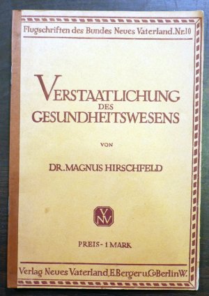 Verstaatlichung des Gesundheitswesens