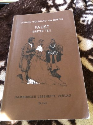 gebrauchtes Buch – Goethe, Johann W von – Faust - Der Tragödie erster Teil