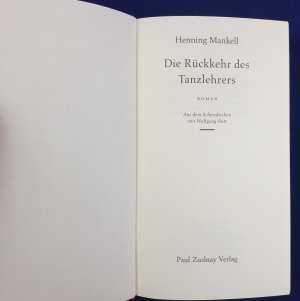 gebrauchtes Buch – Henning Mankell – Die Rückkehr des Tanzlehrers