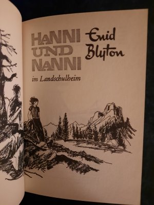 gebrauchtes Buch – Enid Blyton – Hanni und Nanni im Landschulheim