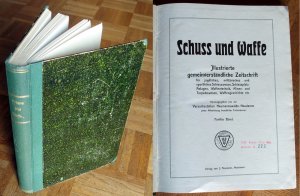 Schuss und Waffe, Fünfter Band von 1911/1912 – sehr selten!