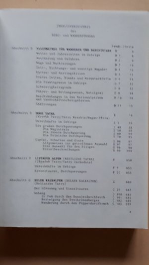 gebrauchtes Buch – Ernst Hochberger – Hohe Tatra - Gebirge der Nordslowakei (BAND 2)
