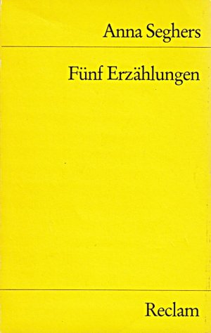 gebrauchtes Buch – Anna Seghers – Fünf Erzählungen