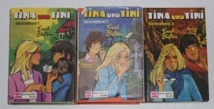 gebrauchtes Buch – Enid Blyton – 3 x Tina und Tini . 3 Sammelbände von Enid Blyton .