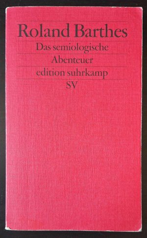 gebrauchtes Buch – Roland Barthes – Das semiologische Abenteuer