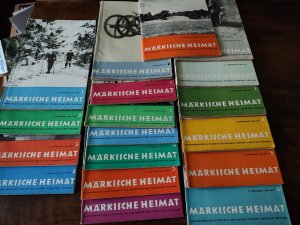 Konvolut Sammlung 18 Bände zusammen: Märkische Heimat. Heimatkundliche Zeitschrift der Bezirke Cottbus Frankfurt (Oder) und Potsdam. Ausgaben: 1960 : […]