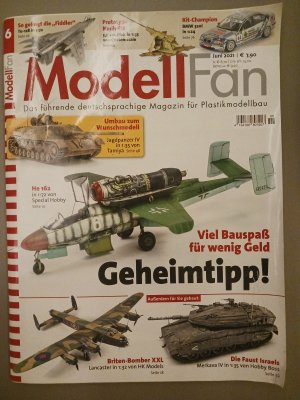 gebrauchtes Buch – Modellfan 6/ 2021; Juni - u.a. Briten-Bomber XXL - Lancaster in 1:32 von HK Models