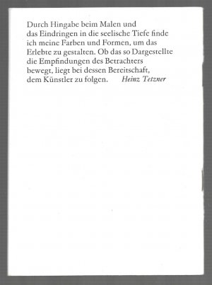 gebrauchtes Buch – Karl Brix – Maler und Werk - Heinz Tetzner.