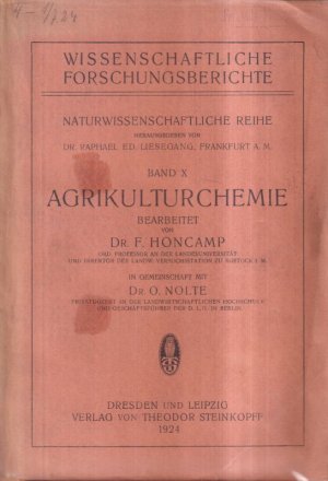 Agrikulturchemie