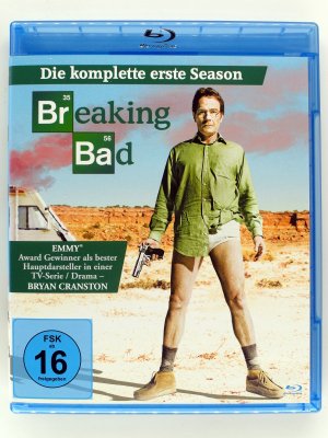 gebrauchter Film – Breaking Bad - Die komplette 1. Season - 7 Episoden, 2 Discs - Bryan Cranston, Aaron Paul, Anna Gunn