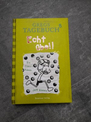 gebrauchtes Buch – Jeff Kinney – Gregs Tagebuch 8 - Echt übel!