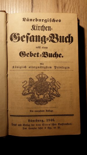 Lüneburgisches Kirchen-Gesang-Buch von 1846