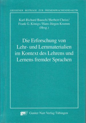 Die Erforschung von Lehr- und Lernmaterialien im Kontext des Lehrensund Lernens fremder Sprachen: Arbeitspapiere der 19. Frühjahrskonferenz zur Erforschung […]