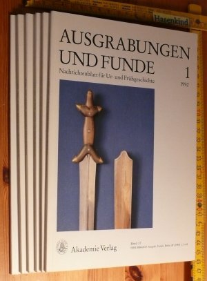 Ausgrabungen und Funde. Nachrichtenblatt für Ur- und Frühgeschichte. Band (Bd.) 37 Heft 1-6