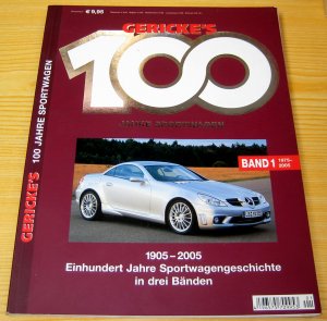 gebrauchtes Buch – Gericke`s 100 Jahre Sportwagen Band 1 1975 - 2005