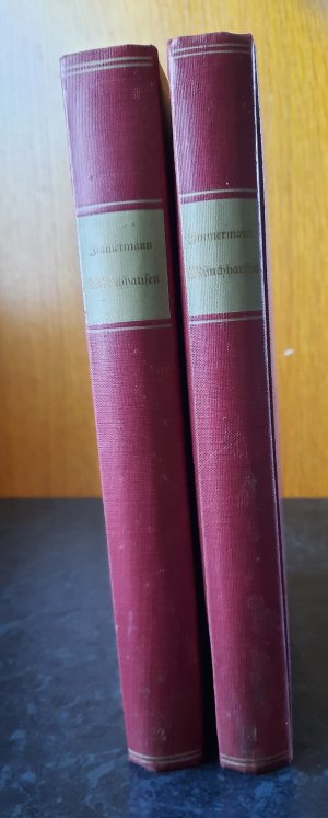 antiquarisches Buch – Karl Immermann – Münchhausen - Eine Geschichte in Arabesken. 2 Bände. Mit lexikalisch geordneten Erläuterungen herausgegeben von Oskar Weitzmann.