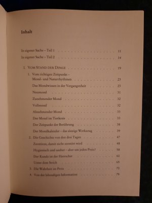 gebrauchtes Buch – Johanna Paungger – Alles erlaubt! zum richtigen Zeitpunkt. Ernährung und Körperpflege in Harmonie mit Mond- und Naturrhythmen.