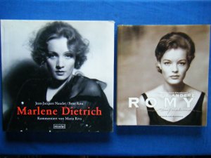 Marlene Dietrich / Die andere Romy (Schneider) Momentaufnahmen. 2 Bücher