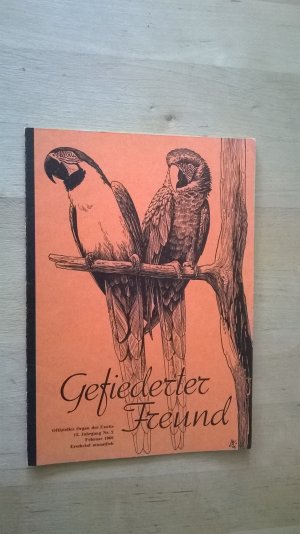 Gefiederter Freund - Februar 1966 - 13. Jahrgang - Nr. 2 - Schweizerische Monatszeitschrift für Vogelpflege, Zucht und Artenschutz - Bewertung der  Wellensittiche in der Exotis - Die Voliere des Monats - Meine Erlebnisse mit Schmucksittichen - Rupfer und Federkrankheiten noch einmal! - Lerntalente beim Papagei  3