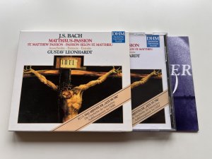 gebrauchter Tonträger – Dirigent: Gustav Leonhardt, Tölzer Knabenchor – J.S.Bach Matthäus-Passion - Ausschnitte (+ Booklet Alte Musik) (BWV 233) / Gustav Leonhardt,